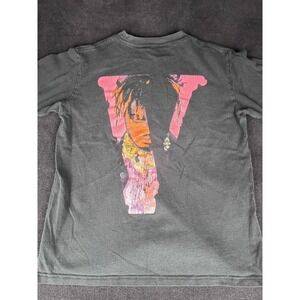 Vlone Juice WRLD Legends Never Die T-Shirt Mens Small Black Graphic Streetwear